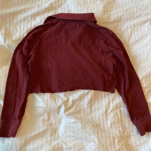 Tommy Hilfiger Cropped Collared Shirt - Picture 2 of 3